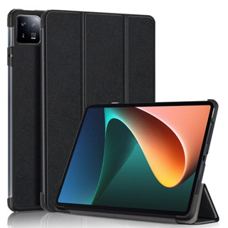 เคสหนัง ฝาพับ พร้อมช่องใส่บัตร สําหรับ Xiaomi PAD 6