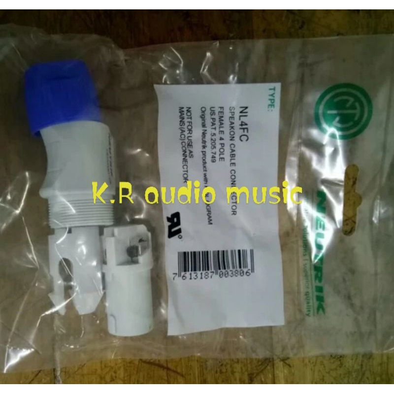 JACK SPEAKON NEUTRIK NL4FC เดิม