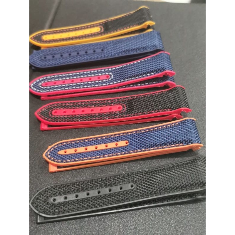 สายนาฬิกา Omega สายนาฬิกา Omega Canvas Rubber 20mm 22mm สายนาฬิกา Omega