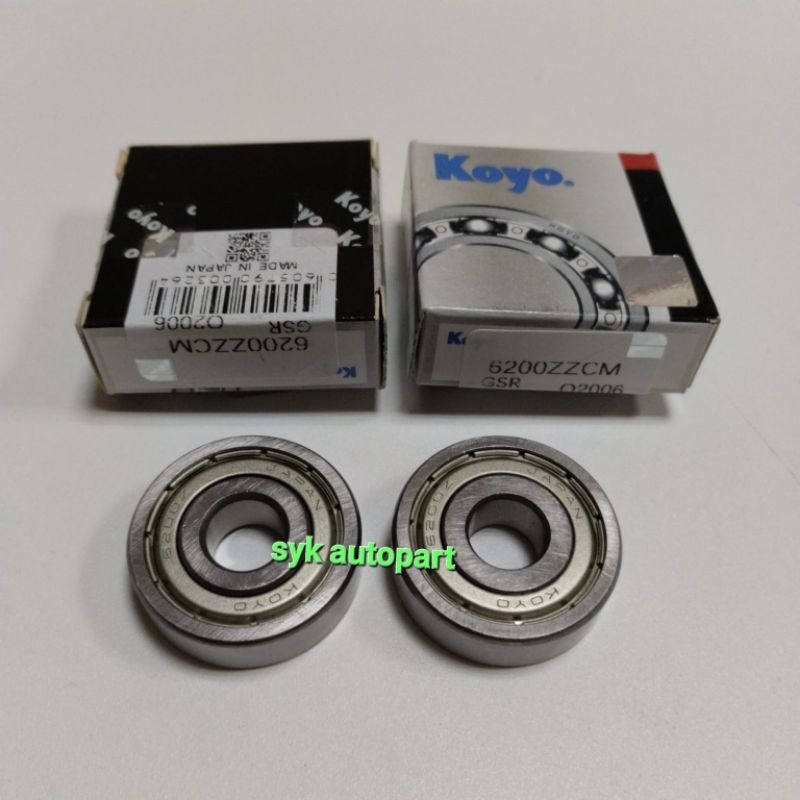 BEARING 6200 ZZ KOYO IRON CAP