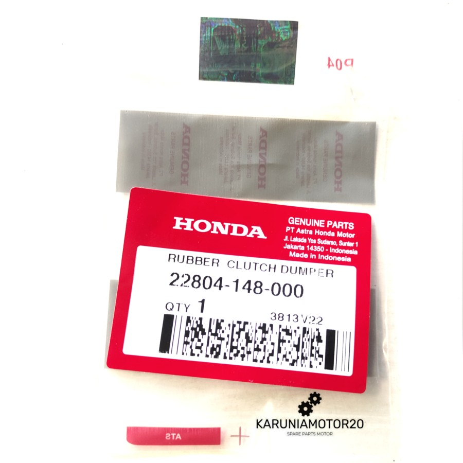 Original AMM Beat/Scoopy/Vario 110/125/150/160/PCX/ADV ยางคลัตช์คู่ 22804-148-000