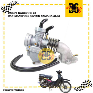 คาร์บูเรเตอร์ และ MANIFOLD Package PE 24 YAMAHA ALFA FORCE 1 F1ZR CHAMP SIGMA