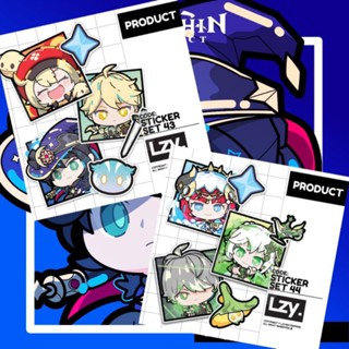 ชุดสติกเกอร์ 43/44 GENSHIN IMPACT (ST-043/ST-044) ออกแบบโดย LZY