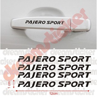 สติกเกอร์ติดมือจับประตูรถยนต์ สําหรับ Pajero Sport