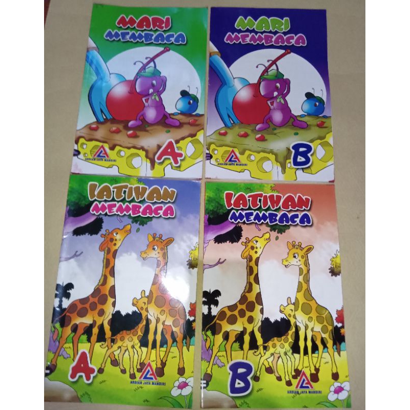 PAUD RA TK TKIT LEARNING PACKAGE BOOK READING PRACTICE A และ B LETS READ A และ B SMART อ่านหนังสือ