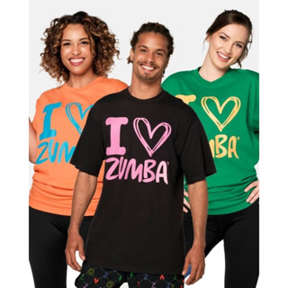 Zumba เสื้อยืด เสื้อกีฬา พิมพ์ลาย ZUMBA-UNISEX KZ ILZ LIST