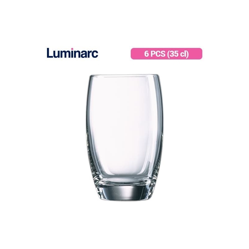 แก้วน้ํา luminarc salto ขนาด 350 มล. (6 ชิ้น)
