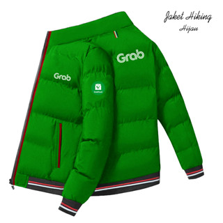เสื้อแจ็กเก็ต แบบหนา ปักลาย Taslan Grab กันลม กันน้ํา สวมใส่สบาย สําหรับผู้ชาย 2023