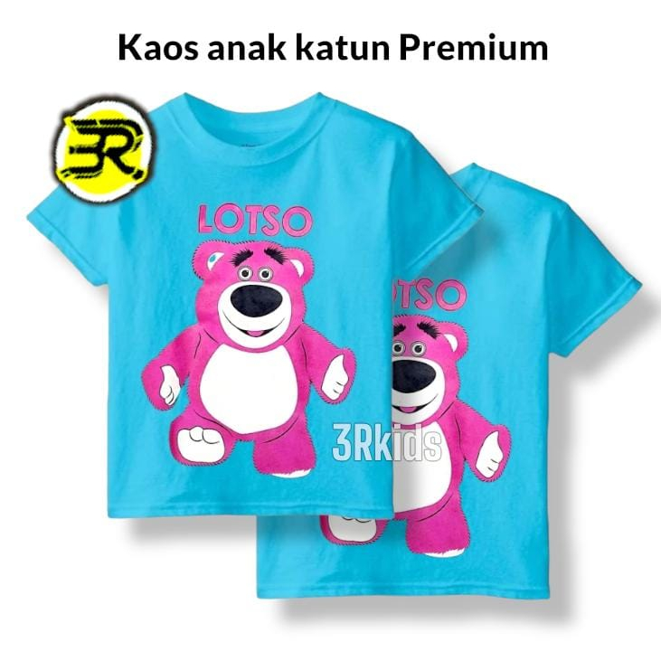 Lotso Toy Story Girls& 39; เสื้อผ้าLotso Children& 39;s เสื้อยืด 1-10 ปี