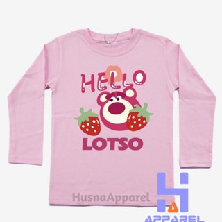 เสื้อยืดแขนยาว พิมพ์ลาย LOTSO TOY STORY สําหรับเด็ก