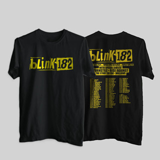 เสื้อยืด พิมพ์ลายโลโก้ Blink BAND 182 Tour 2023 2023