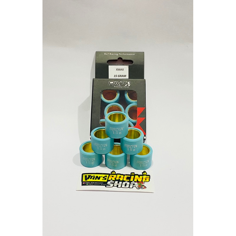 โรลเลอร์โรลเลอร์โรลเลอร์ไม้บรรทัด Xmax Rx7 Racing ขนาด 12Gram 13Gram 14Gram 15Gram