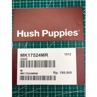 HUSH PUPPIES Hangtag ป้ายแท็กชื่อ รูปลูกสุนัข 100 ชิ้น