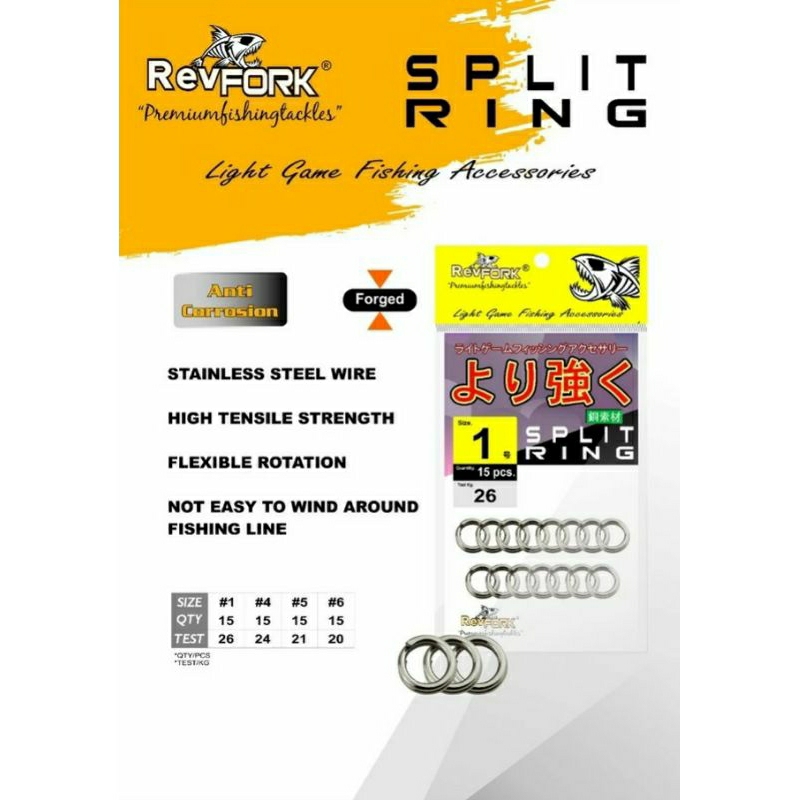 SPLIT RING REVFORK**