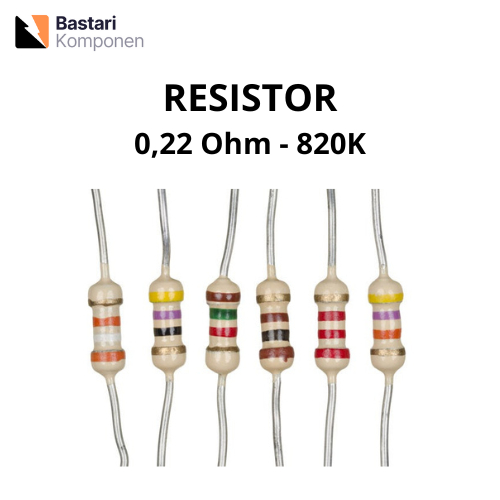 RESISTOR 0.22 Ohm - 820K