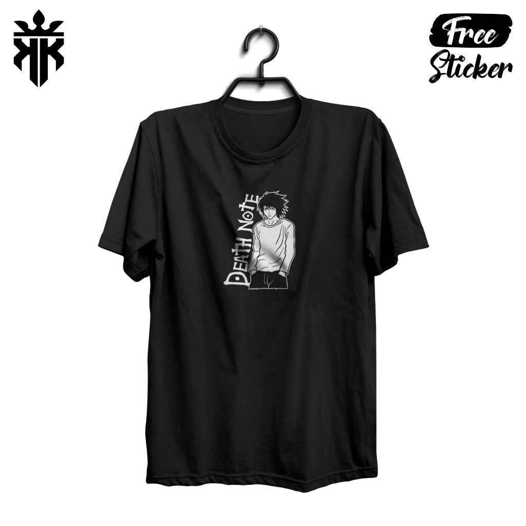 เสื้อยืด Death Note Anime Lawliet L