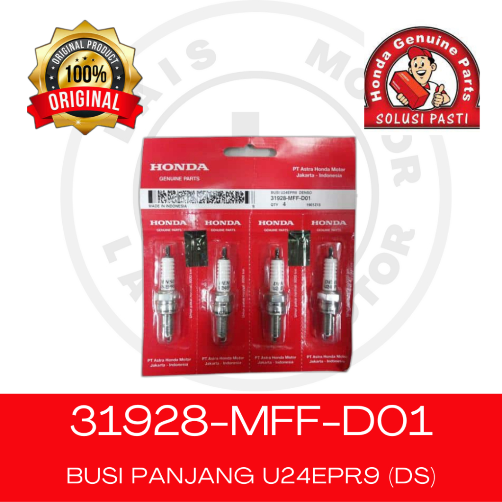 หัวเทียน U24EPR9 (DS) 31928MFFD01 ORIGINAL AM