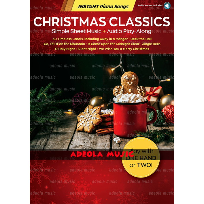 Piano Play Along Book / (PLA-1) CHRISTMAS CLASSIC – PLAY ALONG