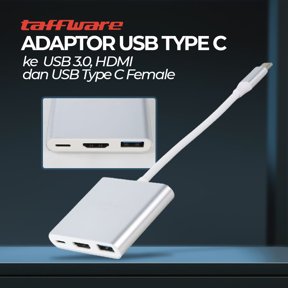 USB C เป็น HDMI CONNECTOR, USB C และ USB 2.0