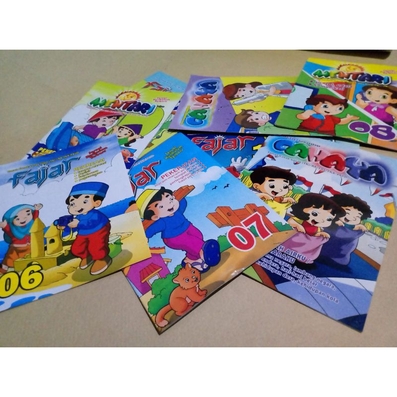 PAUD TK TKIT RA PLAY GROUP PACKAGE BOOK MONTHLY MAGAZINE BOOK EDITION 01 ถึง 10 รายการที่สมบูรณ์