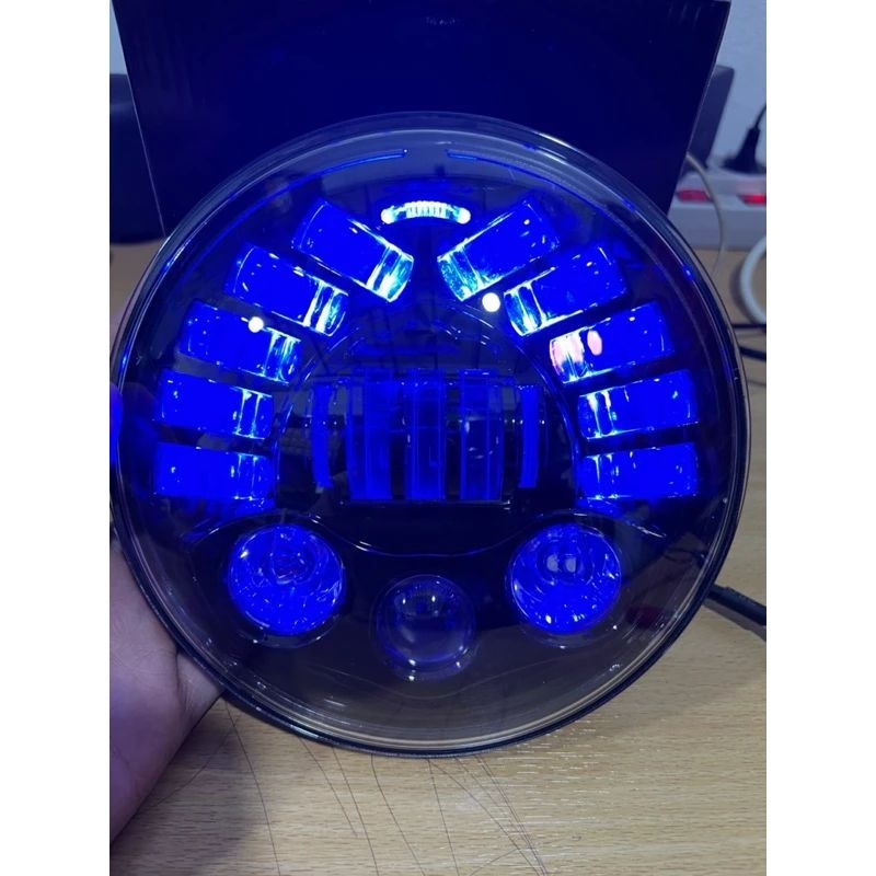 7 INCH LED CITY LIGHTS 19 LED DUSK สีขาว/สีฟ้า MEGAPRO TIGER SCORPIO NINJA SSA