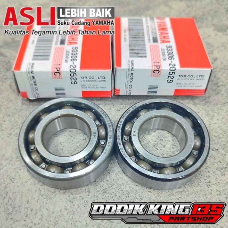 LAHER BEARING 6205 HS (ความเร็วสูง) KRUK AS SET F1ZR FIZR FORCE1 ALFA SIGMA CHAMP SATRIA 2T ORIGINAL