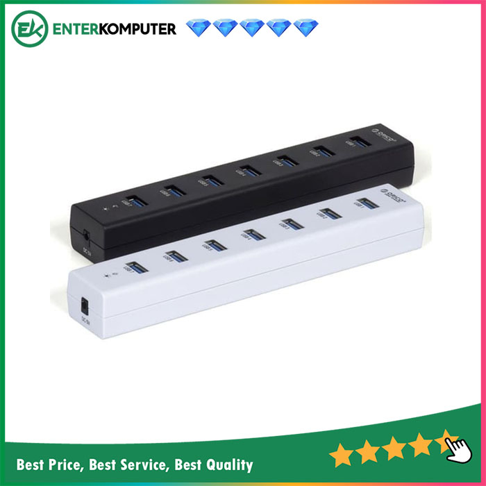 Orico USB HUB H7013-U3-V1 7 พอร์ต USB 3.0 ความเร็วสูงสุด + อะแดปเตอร์