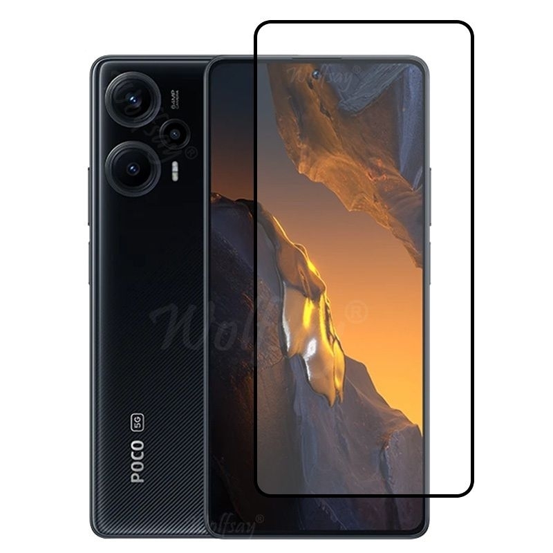 กระจกนิรภัย 9D Xiaomi Poco F5 / F5 Pro / Redmi K60 / K60 Pro / K60 Ultra Full Cover Screen Protector