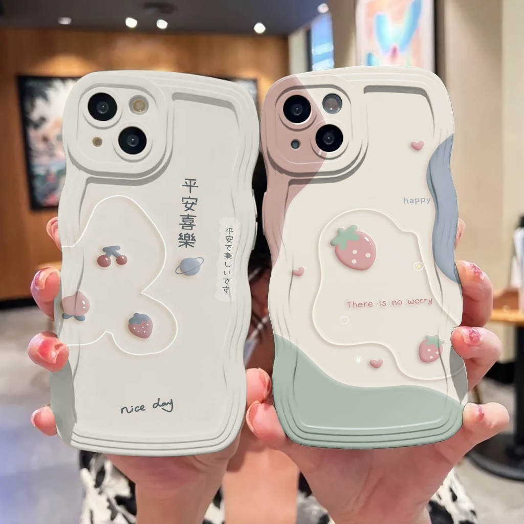 HP Wave Softcase สําหรับ Oppo A3s A31 A52/A92 A5 2020/A9 2020 A57 2022 A33/A53 A5s/A7 F9 A55 A54 A15