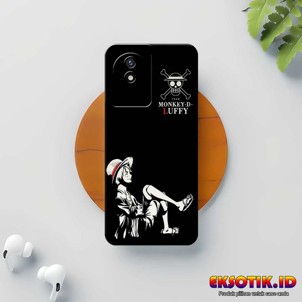 VIVO Y02T กรณี Eksotik.id VIVO Y02T ปลอก VIVO Y02T ซิลิโคนโทรศัพท์มือถือผิวอุปกรณ์เสริม Hardcase Sof