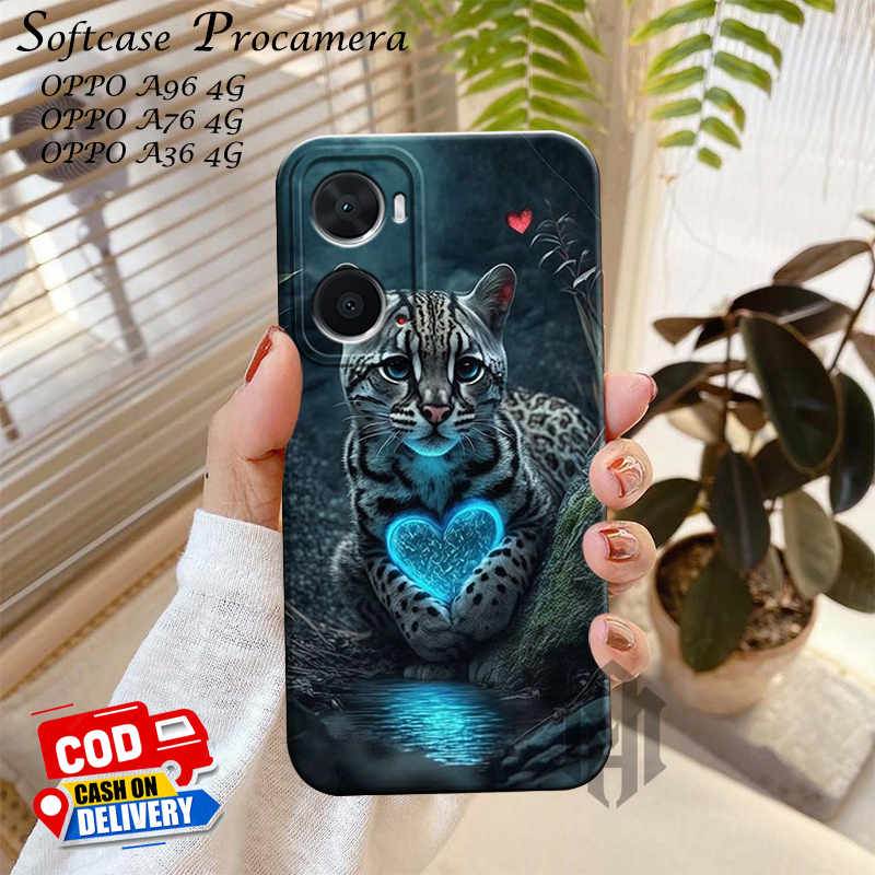 SOFTCASE PRO CAMERA OPPO A36/A76/A96 4G REALME 9i - PRO CAMERA - COOL CASE - SOFTCASE - OPPO SILICON