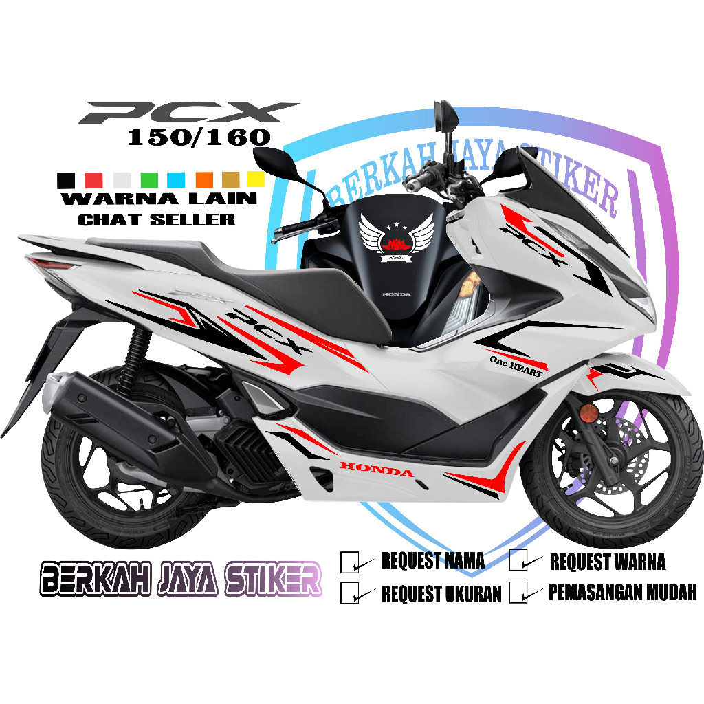 สติ๊กเกอร์ PCX, สติ๊กเกอร์ตัด PCX, สติ๊กเกอร์มอเตอร์ไซค์ pcx160