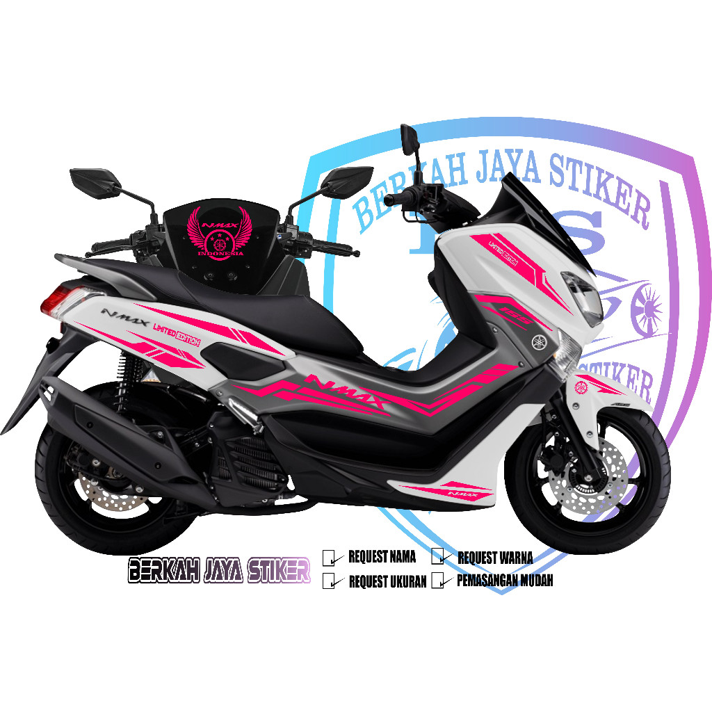 Yamaha OLD N Max 2015 2016 2017 2018 2019 New Nmax 2020 2021 สติ๊กเกอร์แถบตัวถังรถจักรยานยนต์