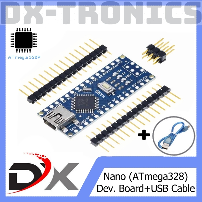 Nano Atmega328 + CH340 + สาย USB CH340G Arduino Nano