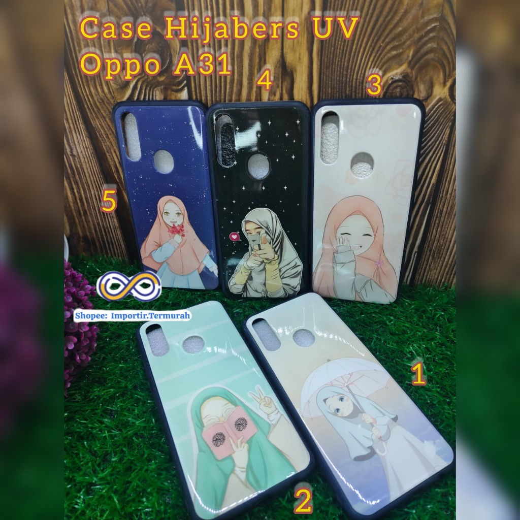 Opop A31 เคสซิลิโคนเกาหลี HIJAB IMAGE MOTIF