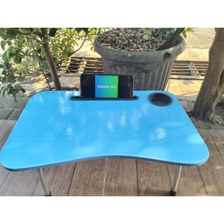 Meja Belajar Lipat/Meja Lipat Serbaguna/ Meja Belajar Laptop + Tempat Gelas Dan Tempat Hp