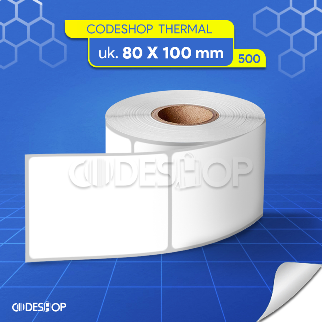 Thermal Label 80x100 mm Zebra Argox Barcode Printer Sticker