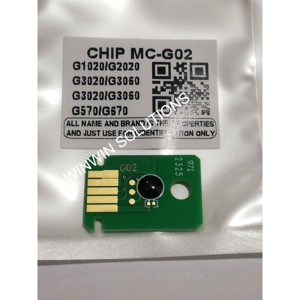 ชิปกล่องบํารุงรักษารีเซ็ต MC-G02 สําหรับ G1020 G2020 G3020 G3060 G3020