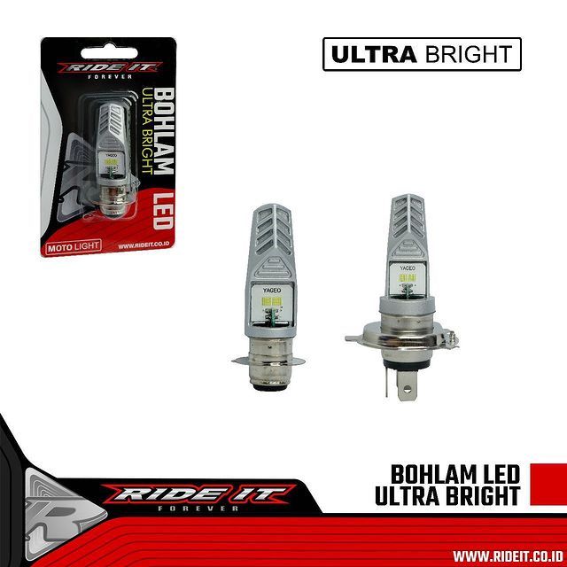 Ride IT LED YG-CSP 18W 2 ด้าน H4 H6 HS1 K3 K1 M5 YG หลอดไฟหน้าสําหรับ Vixion Cb150R Beat รถจักรยานยน