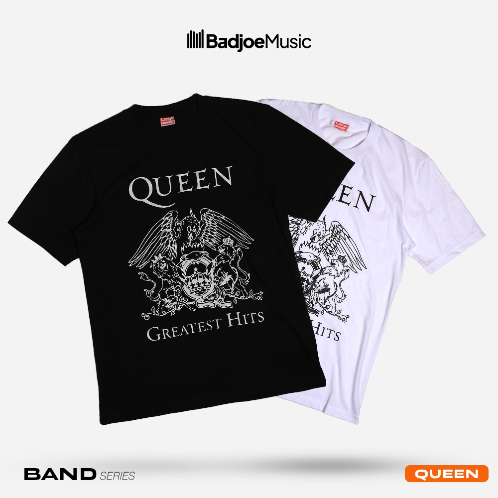 Queen เสื้อยืด - Queen 2 band T-Shirt - Premium Music Shirt - Makebadjoe Music