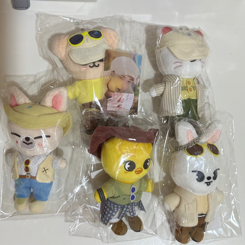Stray Kids SKZ SKZOO Bag Charm Plush JYP Japan Bbokari, PuppyM, FoxI.Ny