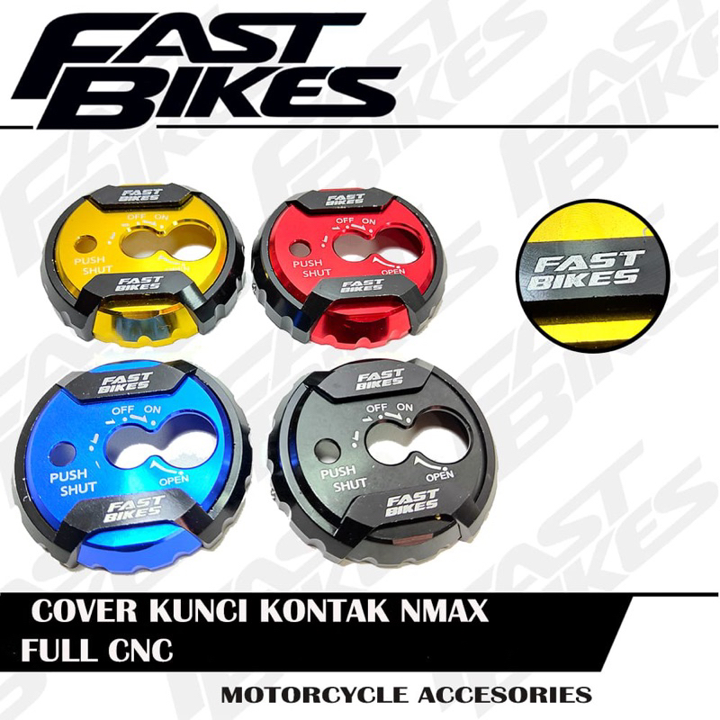 ฝาครอบกุญแจจุดระเบิด FastBikes สําหรับ Yamaha Nmax Old - Xride - Fino Fi - Mio Soul Gt