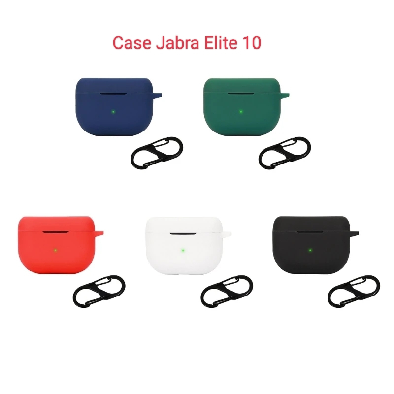 Jabra Elite 10 / Elite10 เคสซิลิโคนป้องกัน + Carabiner