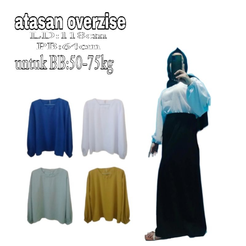 OVERZISE TOP รุ่น SIMPLE BLOUSE PREMIUM AIR FLLOW RAYON MATERIAL