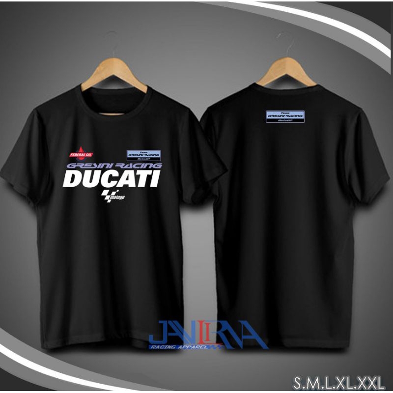เสื้อยืด พิมพ์ลาย Ducati gresini racing team marquez สําหรับผู้ชาย