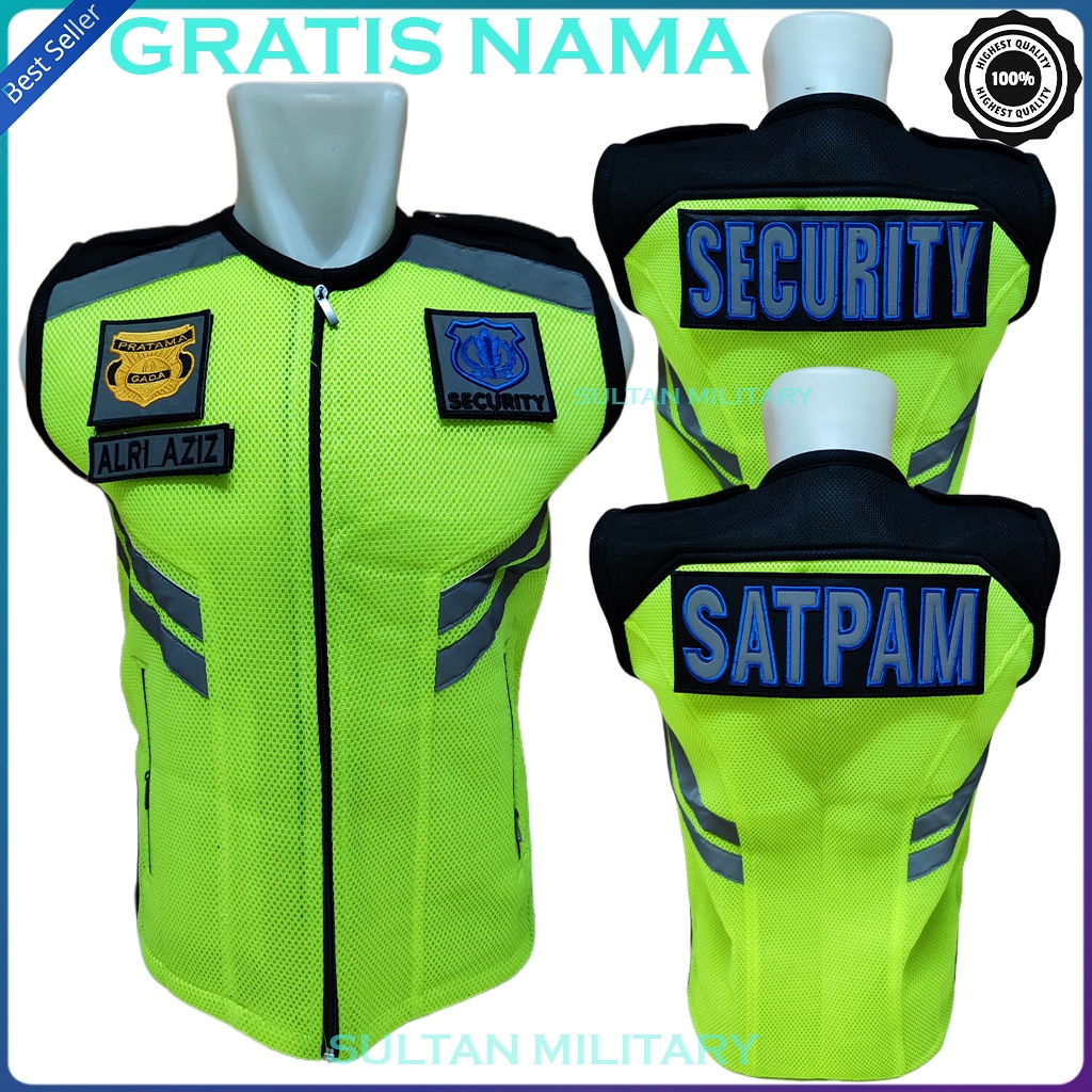 ล่าสุด Full Stabilo Variation Security/เสื้อกั๊กยามรักษาความปลอดภัย, วัสดุตาข่ายคู่ | เสื้อกั๊กรักษาความปลอดภัยล่าสุด | เสื้อกั๊ก รปภ.แบบหนา | เสื้อกั๊ก รปภ.ใหม่ล่าสุด | เสื้อกั๊กรักษาความปลอดภัยล่าสุด