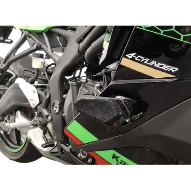 Ninja zx25r กรอบ Slider Garnish ฝาครอบ garnish เฉพาะฝาครอบกรอบสไลด์ zx25r zx 25r protector jalu กรอบ