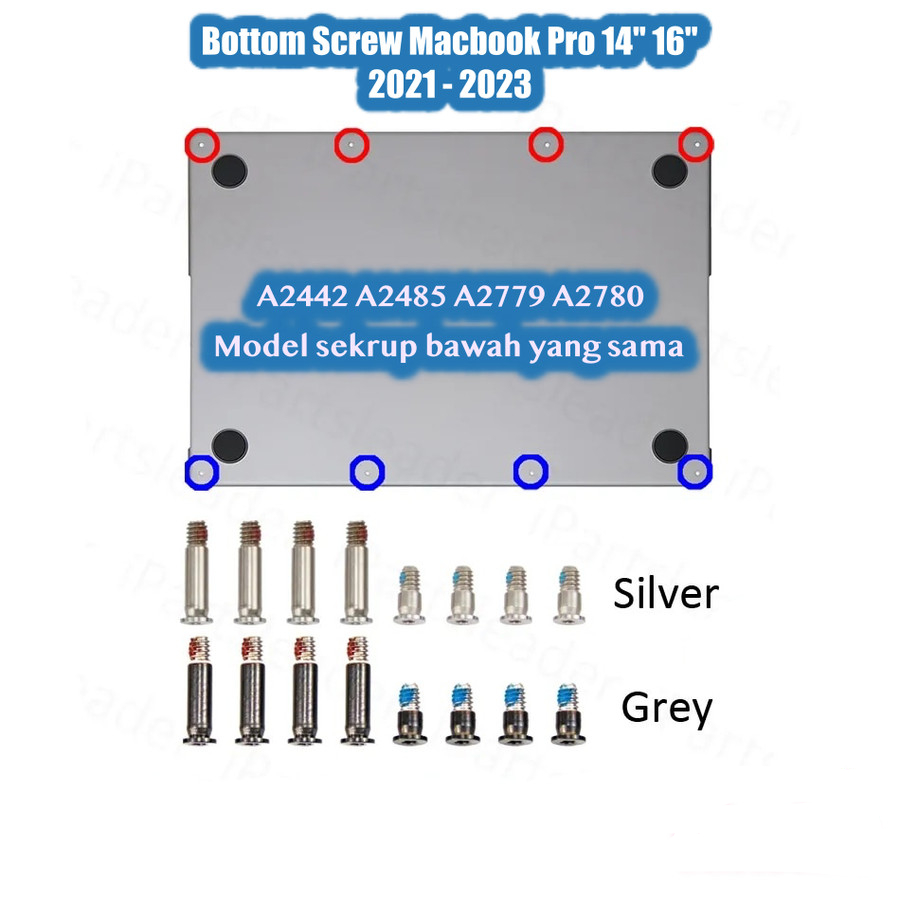 Macbook Pro Bolt 14" 16" A2442 A2485 A2779 A2780 2021 2022 2023