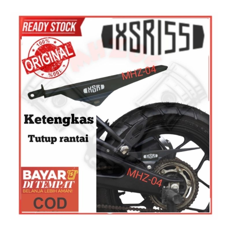 ฝาครอบโซ่เหล็กชุบสังกะสี สําหรับ Yamaha XSR 155