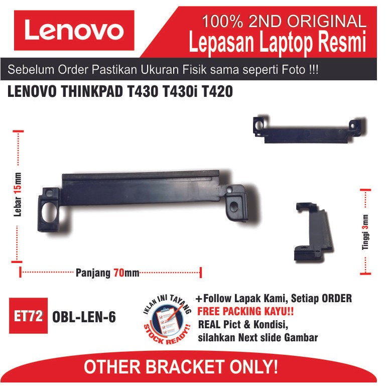 MESIN ET72 BMB-LEN-2 LENOVO THINKPAD T430 T430i T420 อุปกรณ์เสริมเมนบอร์ด